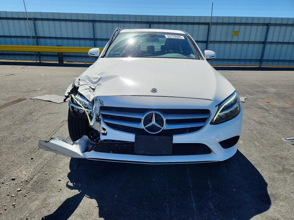 53739926 :رقم المزاد ، 55SWF8DBXKU300005 vin ، 2019 Mercedes-benz C مزاد بيع