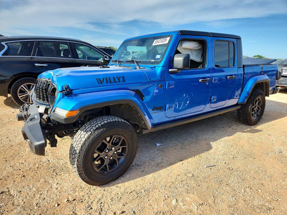 55431026 :رقم المزاد ، 1C6HJTAG4RL111957 vin ، 2024 Jeep Gladiator مزاد بيع