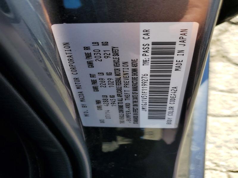 Продаж на аукціоні авто 2015 Mazda 6, vin: JM1GJ1V51F1199276, номер лоту: 54142386