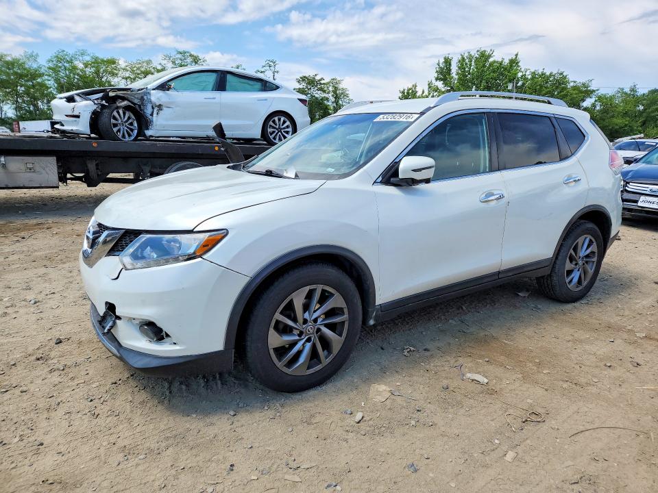 Продажа на аукционе авто 2016 Nissan Rogue, vin: KNMAT2MV5GP721624, номер лота: 53282916