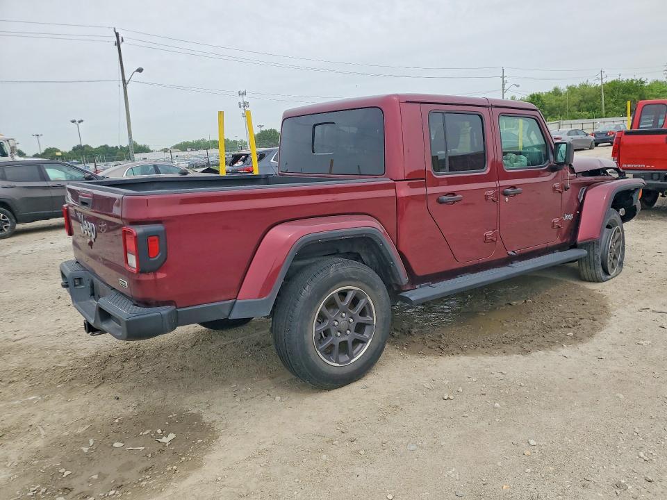 54542996 :رقم المزاد ، 1C6HJTFG4ML602773 vin ، 2021 Jeep Gladiator مزاد بيع
