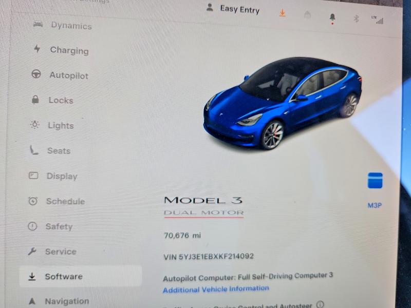 Продаж на аукціоні авто 2019 Tesla Model 3, vin: 5YJ3E1EBXKF214092, номер лоту: 53848596