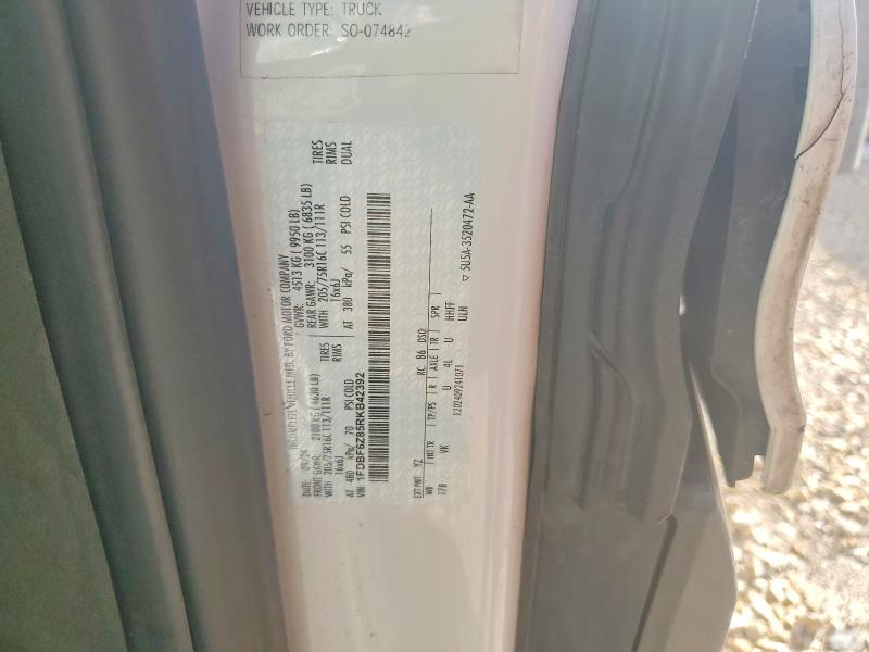 2024 Ford Transit მანქანა იყიდება აუქციონზე, vin: 1FDBF6Z85RKB42392, აუქციონის ნომერი: 54963886