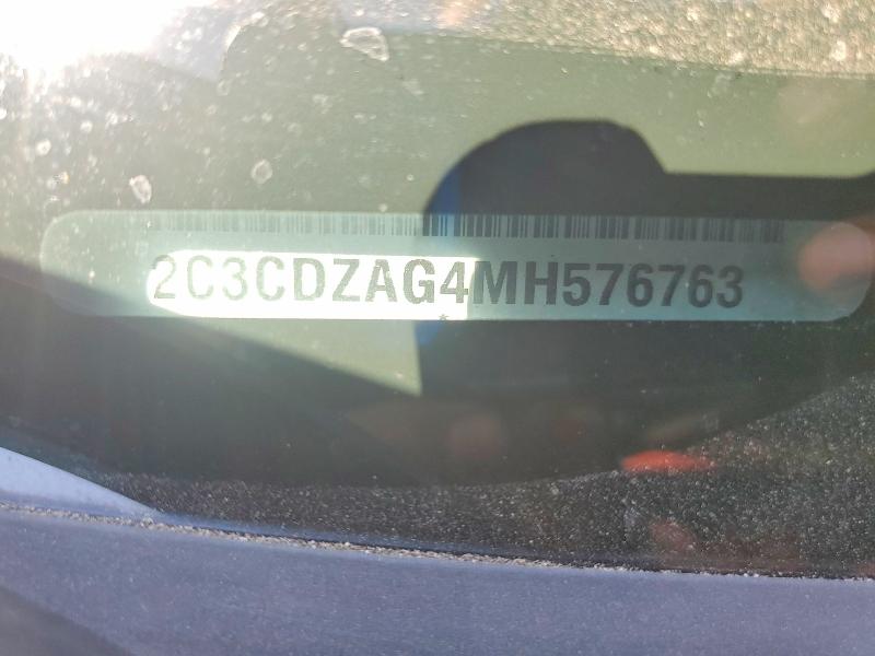 Продаж на аукціоні авто 2021 Dodge Challenger, vin: 2C3CDZAG4MH576763, номер лоту: 52415406