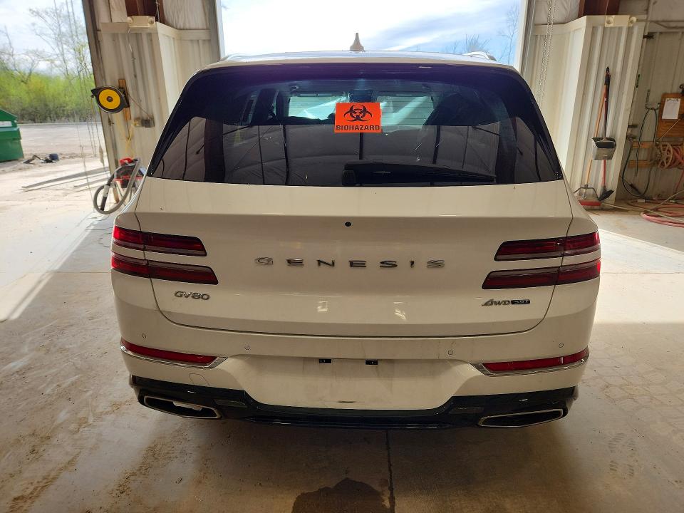 2023 Genesis Gv80 მანქანა იყიდება აუქციონზე, vin: KMUHCESC0PU102462, აუქციონის ნომერი: 52350176