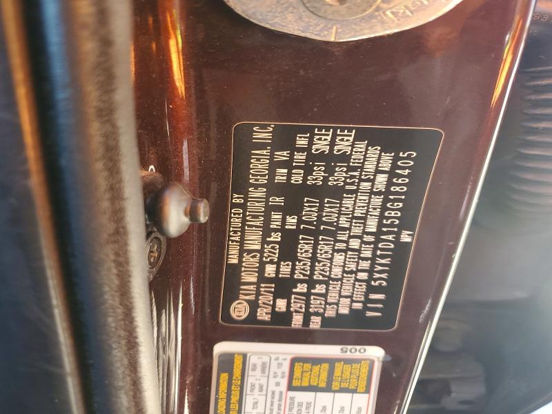 Продаж на аукціоні авто 2011 Kia Sorento, vin: 5XYKTDA15BG186405, номер лоту: 52902756