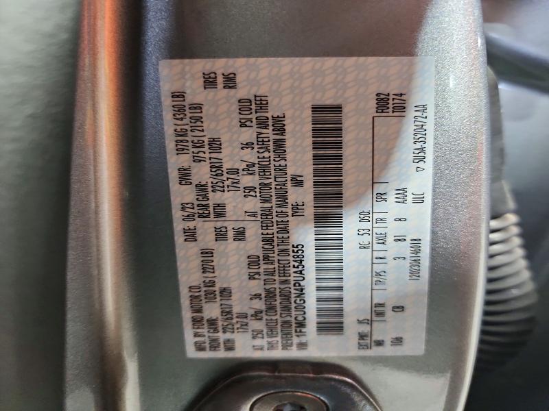 53468116 :رقم المزاد ، 1FMCU0GN4PUA54855 vin ، 2023 Ford Escape مزاد بيع