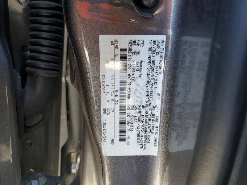 Продажа на аукционе авто 2012 Ford Focus, vin: 1FAHP3F28CL427976, номер лота: 53468736