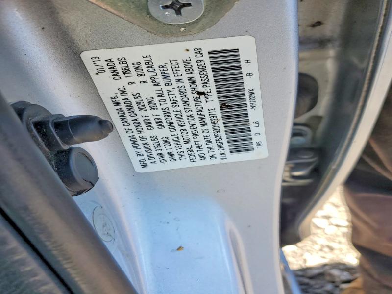 2013 Honda Civic მანქანა იყიდება აუქციონზე, vin: 2HGFB2F93DH529712, აუქციონის ნომერი: 53586386