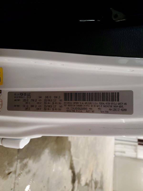 2019 Jeep Wrangler Unlimited მანქანა იყიდება აუქციონზე, vin: 1C4HJXEN5KW509949, აუქციონის ნომერი: 52697806