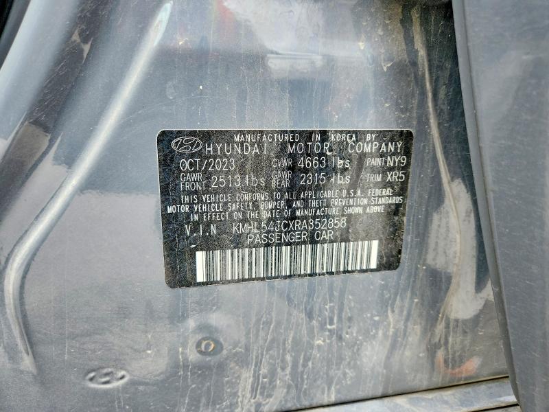 54843096 :رقم المزاد ، KMHL54JCXRA352858 vin ، 2024 Hyundai Sonata مزاد بيع
