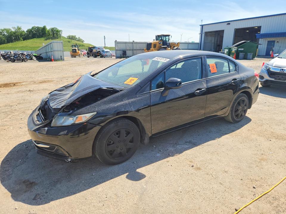 Продажа на аукционе авто 2013 Honda Civic, vin: 19XFB2F59DE007707, номер лота: 54510176