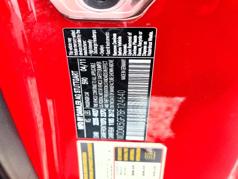 Aukcja sprzedaży 2011 Mercedes-benz E, vin: WDDKK5GF7BF124640, numer aukcji: 54833706