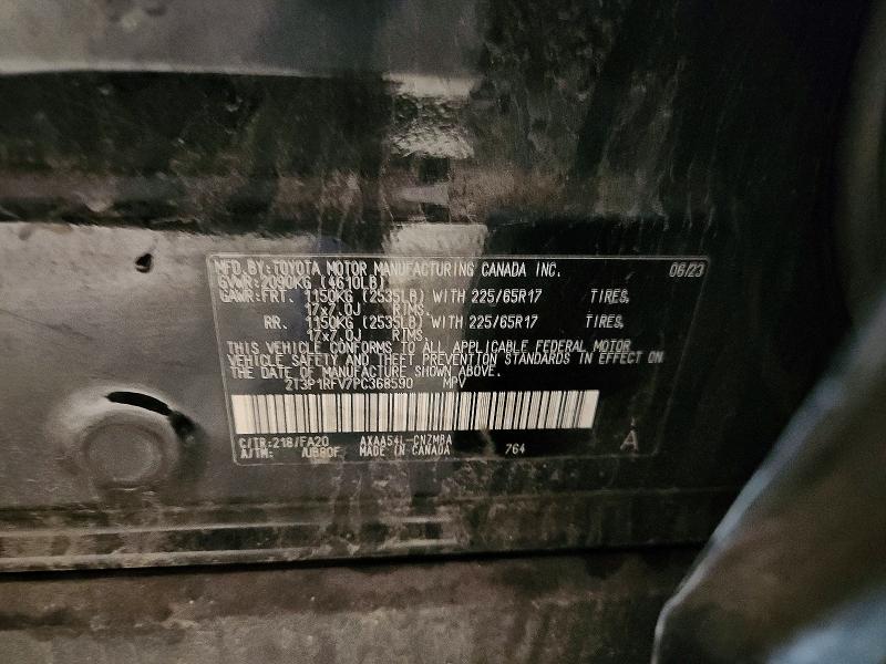 Продаж на аукціоні авто 2023 Toyota Rav4, vin: 2T3P1RFV7PC368590, номер лоту: 50304516