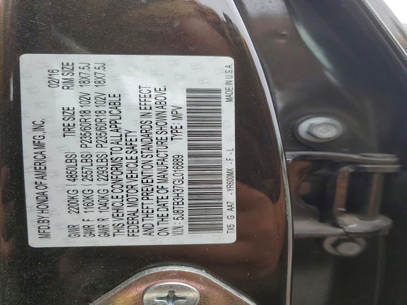 Продаж на аукціоні авто 2016 Acura Rdx, vin: 5J8TB3H37GL016889, номер лоту: 51421396
