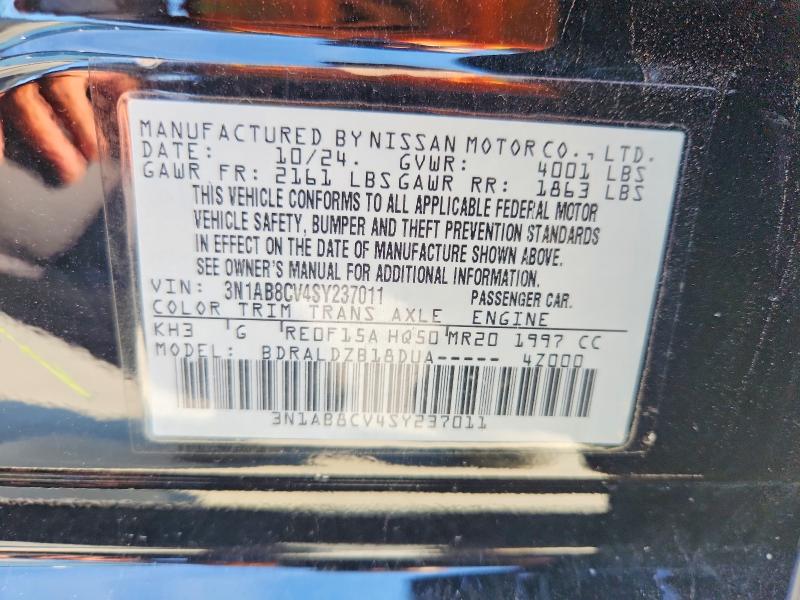 53653106 :رقم المزاد ، 3N1AB8CV4SY237011 vin ، 2025 Nissan Sentra مزاد بيع