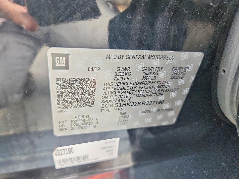 Продаж на аукціоні авто 2019 Gmc Yukon Xl, vin: 1GKS1HKJ2KR327190, номер лоту: 54469026