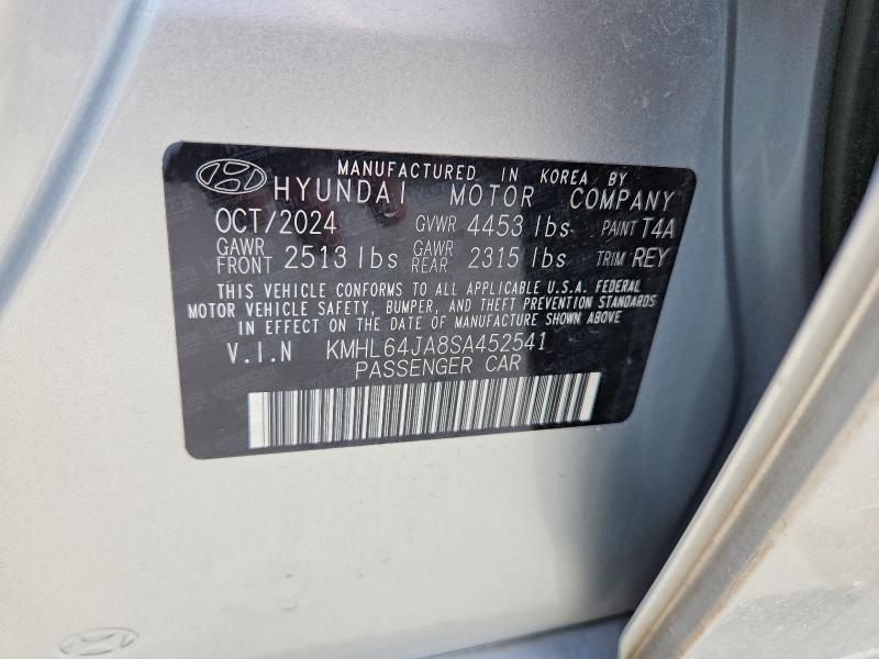 2025 Hyundai Sonata მანქანა იყიდება აუქციონზე, vin: KMHL64JA8SA452541, აუქციონის ნომერი: 53150666
