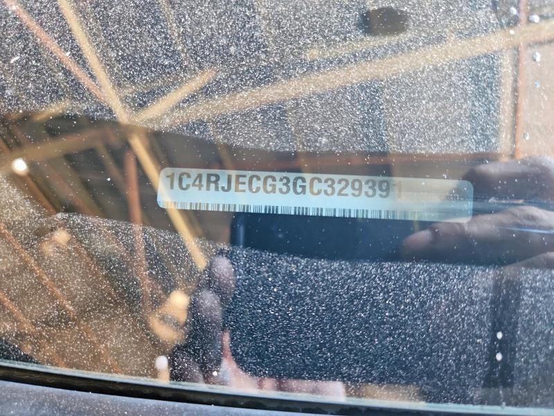 53450826 :رقم المزاد ، 1C4RJECG3GC329391 vin ، 2016 Jeep Grand Cherokee مزاد بيع