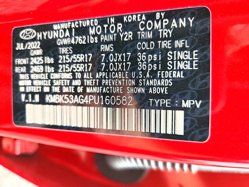 Aukcja sprzedaży 2023 Hyundai Kona, vin: KM8K53AG4PU160582, numer aukcji: 52722096
