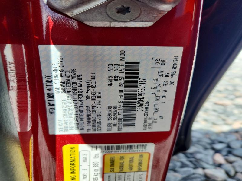 Продажа на аукционе авто 2014 Ford Fusion, vin: 3FA6P0H79ER304187, номер лота: 54121156