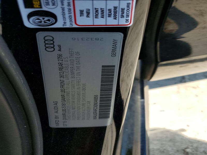 Продаж на аукціоні авто 2016 Audi A6, vin: WAUGFAFC3GN046856, номер лоту: 53896666