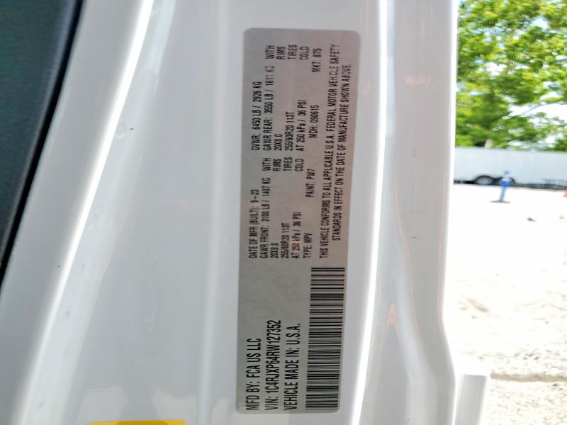 2024 Jeep Wrangler მანქანა იყიდება აუქციონზე, vin: 1C4RJXP64RW127352, აუქციონის ნომერი: 49229026