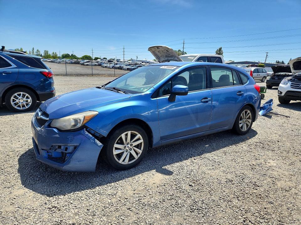 2015 Subaru Impreza მანქანა იყიდება აუქციონზე, vin: JF1GPAC61FH259144, აუქციონის ნომერი: 54166006