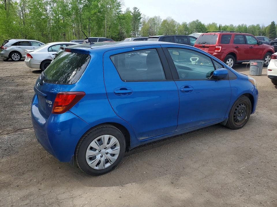 2015 Toyota Yaris მანქანა იყიდება აუქციონზე, vin: VNKKTUD32FA055703, აუქციონის ნომერი: 54672766