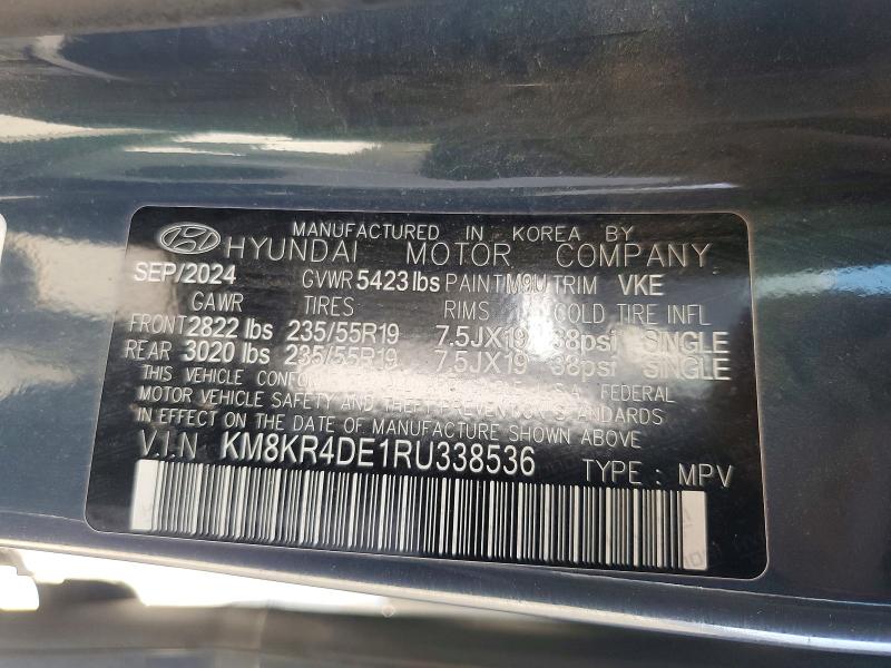 Продажа на аукционе авто 2024 Hyundai Ioniq 5, vin: KM8KR4DE1RU338536, номер лота: 54530046