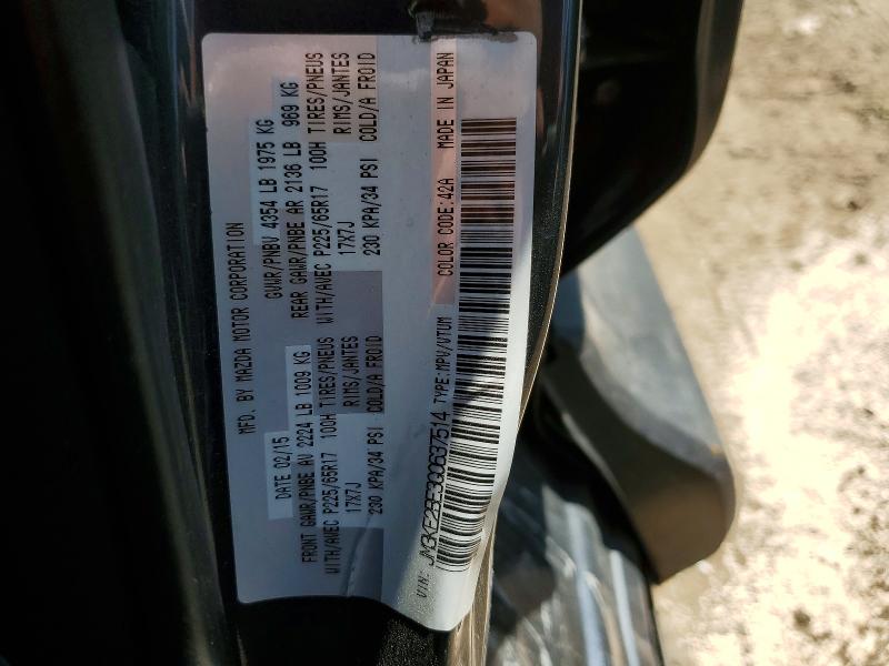 Aukcja sprzedaży 2016 Mazda Cx-5, vin: JM3KE2BE3G0637514, numer aukcji: 54541106