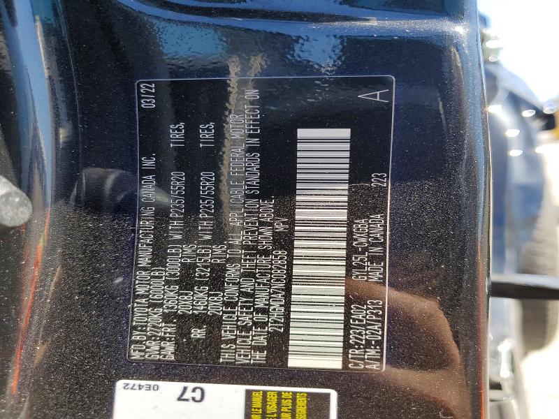 Aukcja sprzedaży 2022 Lexus Rx, vin: 2T2HGMDA7NC082858, numer aukcji: 52434396