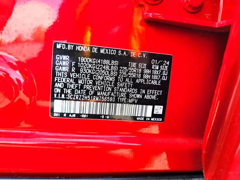 Aukcja sprzedaży 2024 Honda Hr-v, vin: 3CZRZ2H51RM756580, numer aukcji: 55573016