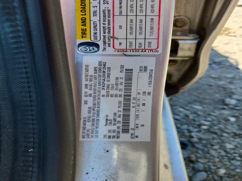 Продажа на аукционе авто 2019 Ford Fiesta, vin: 3FADP4AJXKM129462, номер лота: 52253776
