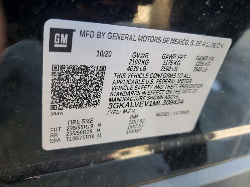 53060526 :رقم المزاد ، 3GKALVEV1ML308434 vin ، 2021 Gmc Terrain مزاد بيع