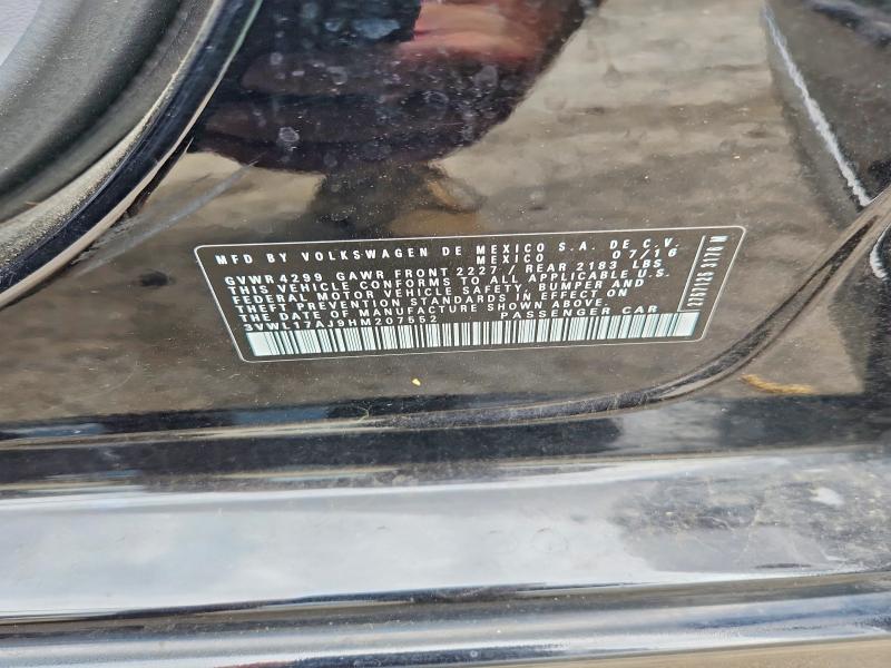 Продаж на аукціоні авто 2017 Volkswagen Jetta, vin: 3VWL17AJ9HM207552, номер лоту: 54229806