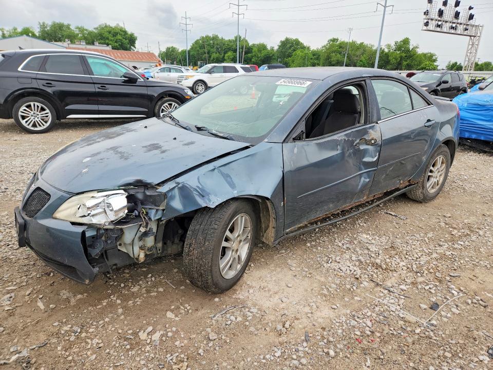 2006 Pontiac G6 მანქანა იყიდება აუქციონზე, vin: 1G2ZG558964235498, აუქციონის ნომერი: 54988966