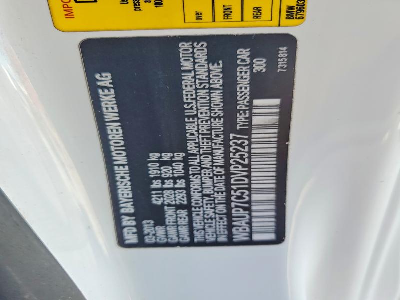 Продажа на аукционе авто 2013 Bmw 128, vin: WBAUP7C51DVP25237, номер лота: 53664826