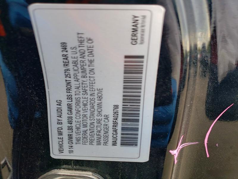 Aukcja sprzedaży 2015 Audi S5, vin: WAUCGAFR8FA026768, numer aukcji: 51687046
