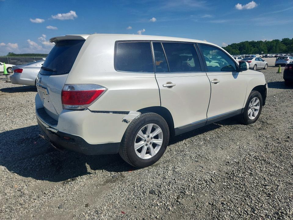 Auction sale of the 2013 Toyota Highlander, vin: 5TDZA3EH5DS033924, lot number: 54327676