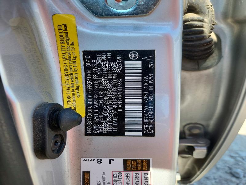 Aukcja sprzedaży 2010 Toyota Prius, vin: JTDKN3DUXA0114632, numer aukcji: 53118906