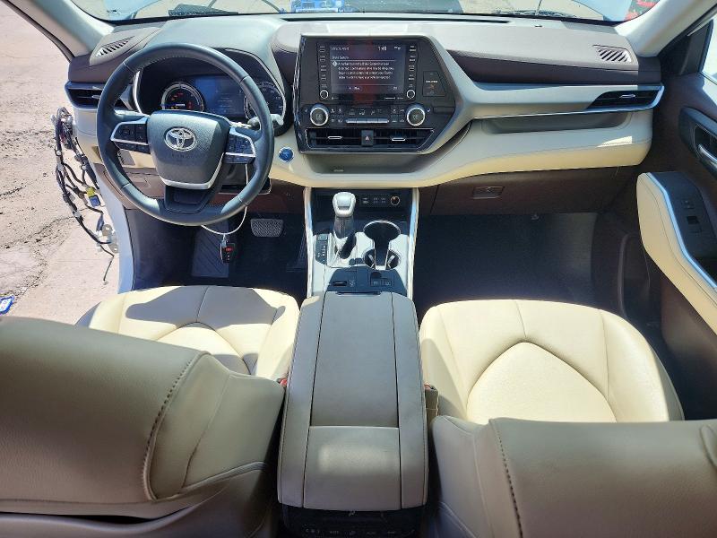 53620666 :رقم المزاد ، 5TDHBRCH0NS554761 vin ، 2022 Toyota Highlander Hybrid مزاد بيع