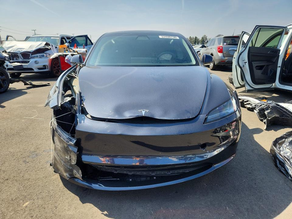 2024 Tesla Model 3 მანქანა იყიდება აუქციონზე, vin: 5YJ3E1EAXRF873274, აუქციონის ნომერი: 53440736
