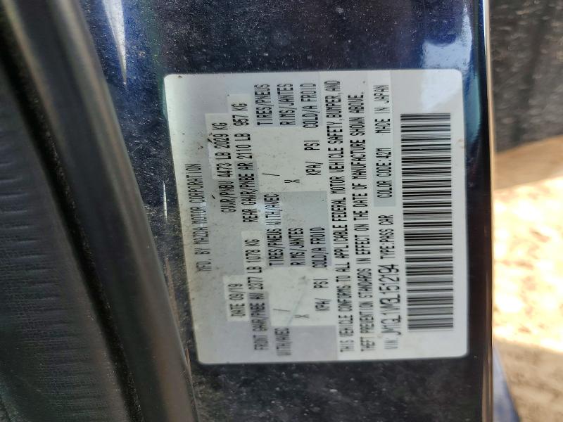 53697306 :رقم المزاد ، JM1GL1VM3L1512194 vin ، 2020 Mazda 6 مزاد بيع