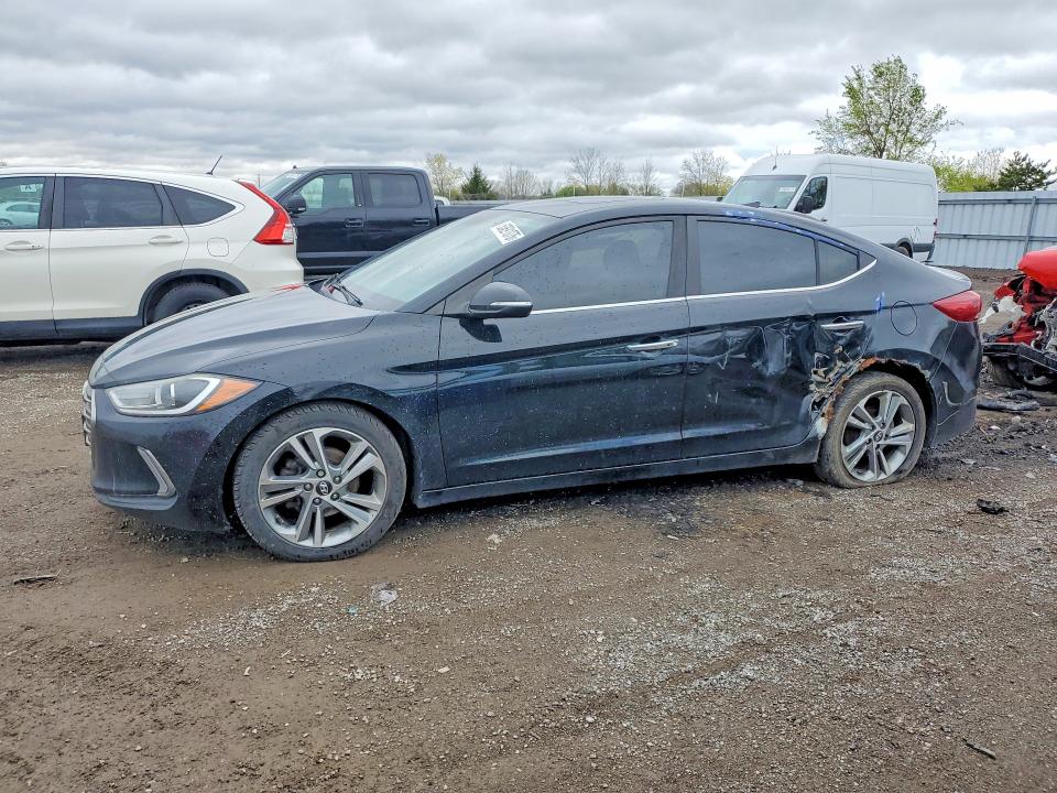 53691076 :رقم المزاد ، KMHD84LF4HU172243 vin ، 2017 Hyundai Elantra مزاد بيع