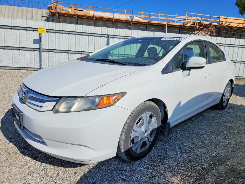 Продаж на аукціоні авто 2012 Honda Civic, vin: JHMFB4F23CS010663, номер лоту: 54432016