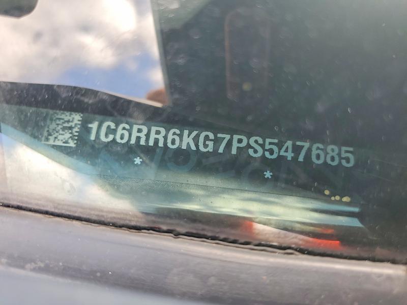 54341626 :رقم المزاد ، 1C6RR6KG7PS547685 vin ، 2023 Ram 1500 Classic مزاد بيع