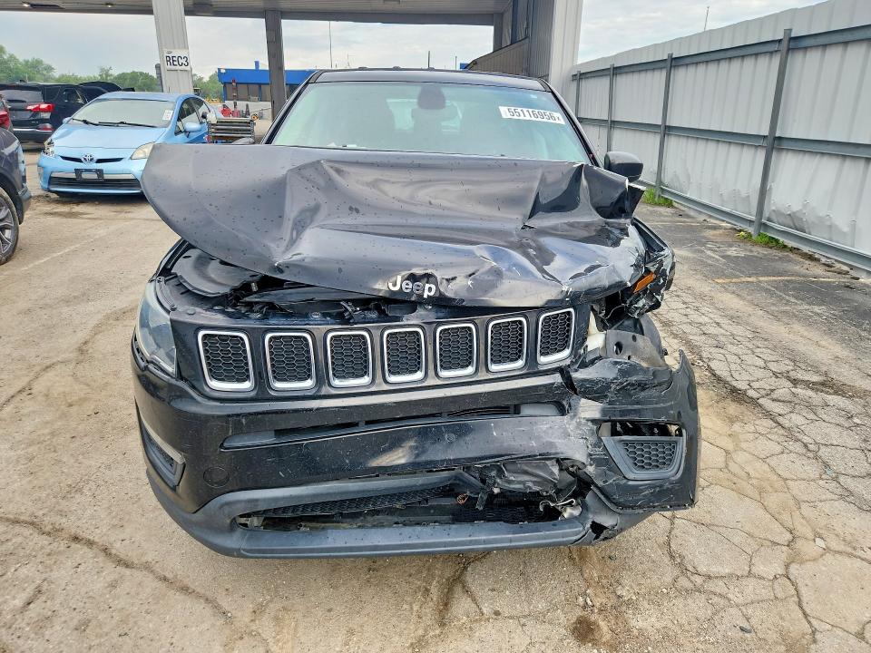 Продажа на аукционе авто 2019 Jeep Compass, vin: 3C4NJCAB5KT772505, номер лота: 55116956