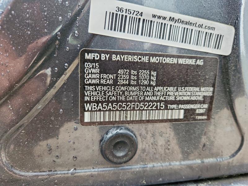 Продажа на аукционе авто 2015 Bmw 528, vin: WBA5A5C52FD522215, номер лота: 53088776