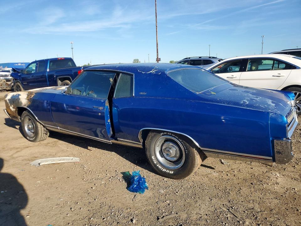 54294796 :رقم المزاد ، 1H57J2K555013 vin ، 1972 Chevrolet Montecarlo مزاد بيع